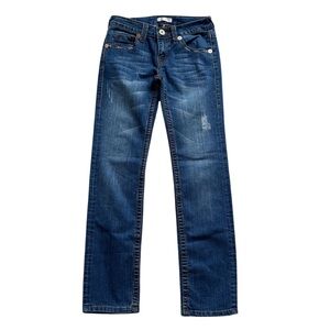 True Religion Y2K Limited Edition low rise straight leg jeans womens 27 blue